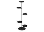 Supporto Da Tavolo Per Piante Mica Decorations - 48X43X120 Cm - Ferro - Nero