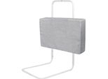 Va-Cerulean Ringhiera Del Letto Ringhiera Del Letto 50 Cm Protezione Anticaduta Regolabile In Altezza Protezione Anticaduta, 40-60 Cm Protezione Laterale Regolabile, Grigio Lino