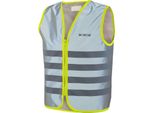 Gilet Riflettente Wowow Per Bambini "Fun Jacket"" Sb Grigio-Argento Riflettente, Taglia S (4-6 Anni)"