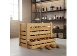 Cassa Universale Per Patate, Vino, Frutta, Mele, Cassetta Per Patate, Cassetta Per Provviste, Legno
