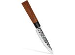 Coltello Multiuso Fissman-Kensei Ittosai, Acciaio AUS-8, 11 Cm, Argento/Marrone