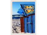 Vianmo Insegna In Legno 40X30 Cm Ostsee Strandkorb Blau Meer Strand