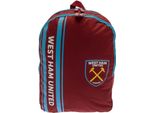 West Ham United Fc - Zaino A Righe BS2856 (Taglia Unica) (Rosso Vino/Blu)