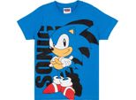 Sonic The Hedgehog - Maglietta Per Ragazzi NS6781 (122) (Blu/Nero)
