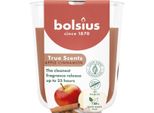 Candela Profumata Bolsius True Scents Mela-Cannella 8 Cm In Un Barattolo