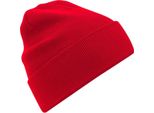 Beechfield - Berretto "Original"" Con Polsino BC4952 (Taglia Unica) (Rosso)"