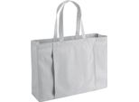 Westford Mill - Borsa "Earthaware"", Cotone Organico, Yoga PC4937 (Taglia Unica) (Grigio Chiaro)"