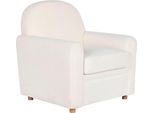 Sedile Dkd Home Decor Bianco Poliestere Legno 79 X 72 X 86 Cm