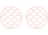 Presina Krumble - Set Di 2 - Presina Resistente Al Calore - Presina In Silicone - Presina - Scala - Diametro 14 - Rosa