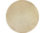 Tovagliette Krumble - Tovagliette - Sottobicchieri - Rotonde - Pvc - Protezione Della Tavola - Resistente Al Calore - Tovaglietta Decorativa - Oro - 37 Cm (D)