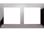 Telaio Metallico A 2 Vie Acciaio Scuro - IP20 / IP44, Acciaio Scuro Simon54