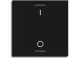 Bilanciere Mdt Per Pulsante Knx Light 55 1-Gang, Nero Opaco, Commutazione