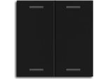 Bilanciere Mdt Per Pulsante Knx Light 55, 2 Ingressi, Nero Opaco