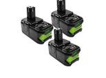Batteria Ryobi P108, 18V Agli Ioni Di Litio, Opzioni Di Capacità Multiple, 3 Batterie