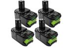 Batteria Ryobi P108, 18V Agli Ioni Di Litio, Opzioni Di Capacità Multiple, 4 Batterie