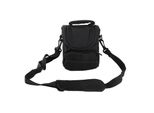 Borsa Per Fotocamera In Nylon Idrorepellente E Resistente Agli Urti, Borsa Per Fotocamera Di Grandi Dimensioni Con Tracolla Per Fotocamere Reflex/Dslr, Nera