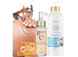 Lozione Corpo Illuminante, Formula Idratante, Rimozione Delle Macchie Scure, Set 3 In 1