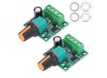 2 Set Regolatori Di Velocità Motore Con Controllo Pwm, Regolatori A Interruttore Dc 1,8 V-12 V Per Ventilatori E Pompe