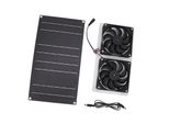 Kit Ventola A Pannello Solare, Ventola A Energia Solare, Ventola Di Scarico Solare, Ventola Alimentata A Pannello Solare, Ventola Di Scarico A Pannello Solare, Kit Ventola Doppia A Energia Solare