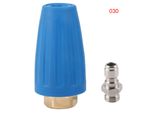 Raccordo Rapido Da 1/4" Accessori Per Idropulitrici Ugello Turbo A Spruzzo 3000 Psi 3.0"