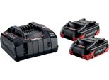Set Base Metabo 2X Batterie Lihdx 18 V 4,0 Ah + Caricatore Asc 145 ( 685306000 )