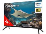 Manta 32LHN124E, 81,3 Cm (32"), 1366 X 768 Px, Hd, Lcd, DVB-T2, Nero"
