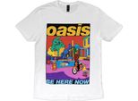 Oasis - Maglietta "Be Here Now"" Per Uomo/Donna Unisex RO3549 (S) (Bianco)"