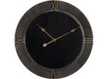 Uhr De Wand Nero Oro Ferro Legno Mdf 61 X 2,5 X 61 Cm - Marca: Bigbuy Home - - Ean: 8445146126788