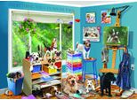 Cobble Hill Puzzle Studio Pups - 1000 Teile Hundemotiv Puzzle