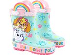 Paw Patrol - Stivali Di Gomma Per Bambini NS7085 (24 Eu) (Rosa/Blu)