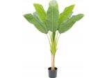 Pianta Artificiale Palma Banana In Stagno Realistico 120Cm Decorazione
