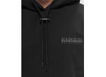 Felpa Con Cappuccio Nera Da Uomo Napapijri B-Albula Black-L