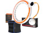 Set Magnetico Hula Hop Bianco/Arancio Hhm21 Con Contatore Hms + Cintura Dimagrante Br1313