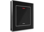 Mdt Knx Glastaster Ii Light 1-Fach Rgbw,Schwarz,Neutral