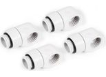Alphacool 4250197176194 Alphacool Eiszapfen L-Connettore Girevole Da G1/4 Ag A G1/4 Ig Bianco Accessori Per Il Raffreddamento Ad Acqua