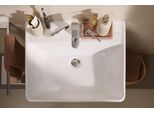Hansgrohe Xanuia Q Lavabo 600/480 Con Foro Per Rubinetto E Troppopieno, Bianco