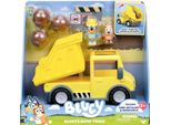 Tm Toys Bluey - Autocarro Con Cassone Ribaltabile + 2 Personaggi A Forma Di Cane BLU17673