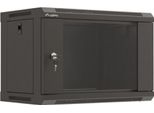 Lanberg WF03-5306-10B Lanberg 19" 6U 540X350 WandgehäUse GlastüR (Flatpack) Sw"
