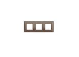 Cornice Tripla Classia Legrand - Marrone Opaco