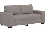 Vidaxl Divano A 2 Posti Taupe 180X77X82 Cm Tessuto