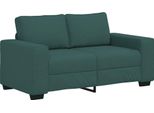 Vidaxl Divano A 2 Posti Verde Scuro 160X77X82 Cm Tessuto