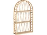 Atmosphera CréAteur D'interieur - Wandregal "Anahi"" Bambus Beige 74X45Cm"