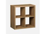 Libreria Cubica, 2 Livelli, 4 Vani, Albero Di Mango
