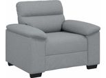 Vidaxl Poltrona Grigio Chiaro 100X81X84 Cm Tessuto