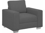 Vidaxl Poltrona Grigio Scuro 100X77X82 Cm Tessuto Cord