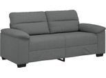 Vidaxl Divano A 2 Posti Grigio Scuro 180X81X84 Cm Tessuto