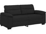 Vidaxl Divano A 2 Posti Nero 180X81X84 Cm Tessuto
