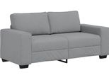 Vidaxl Divano A 2 Posti Grigio Chiaro 180X77X82 Cm Tessuto