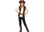 Guirca Costume Da Pirata Dei Sette Mari Per Bambine 7-9 Anni 7-9 Anni