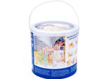 Set Di Mattoncini In Legno - Giocattoli Colorati - 84 Pezzi - Scatola Contenitore
